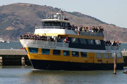 Blue & Gold Ferry, which you can take from San Francisco to Sausalito or Tiburon.