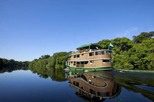 Touring the Amazon RIver, the second largest river in the world.