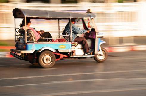 Tuk-tuks are a quick and fun way to get around Thailand's cities and towns.