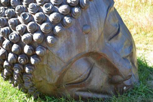 One of the Buddha sculptures at Storm King Art Center.