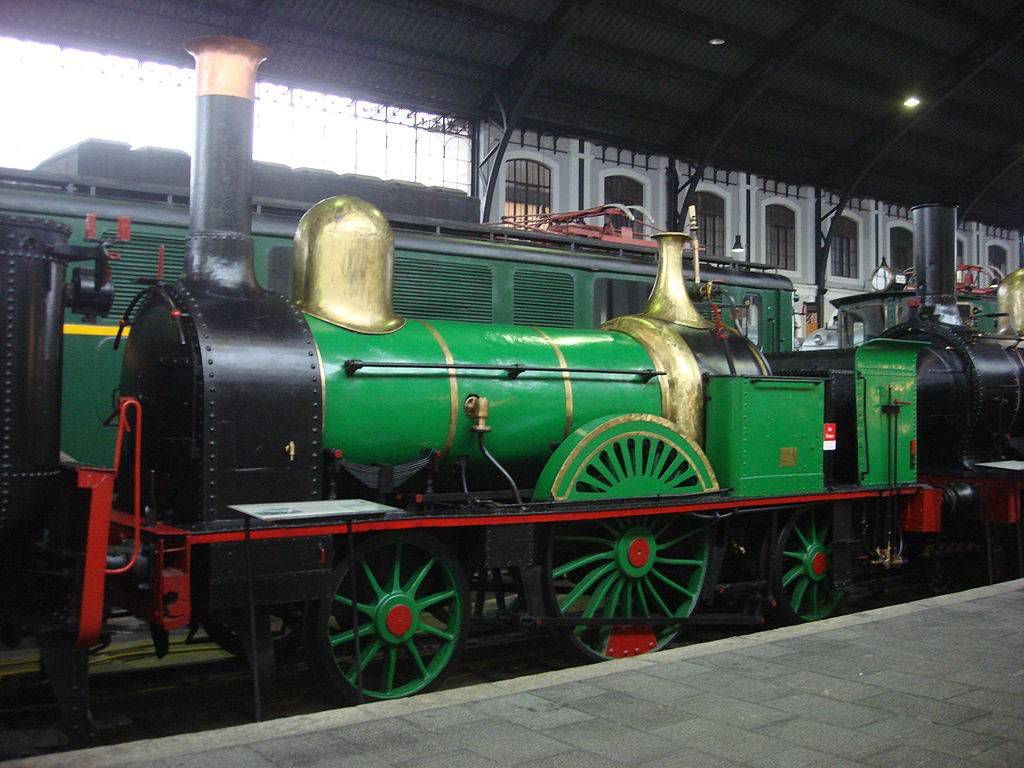Museo del Ferrocarril (the Train Museum) in Madrid. Photo by Panhard.