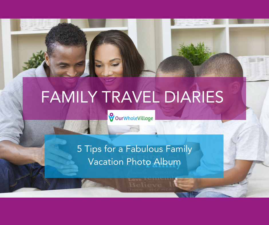 family vacation photo album