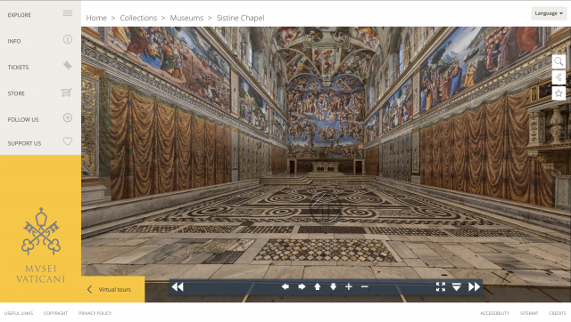 Sistine Chapel virtual museum tour