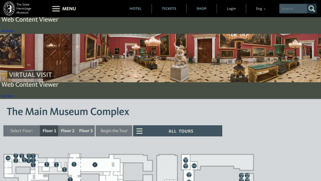 virtual museum tour Hermitage