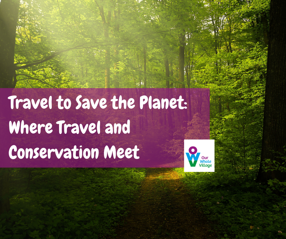 travel to save the planet