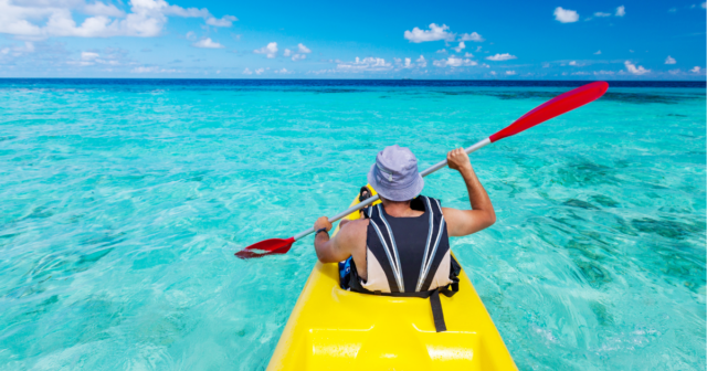 kayaking in the Maldives