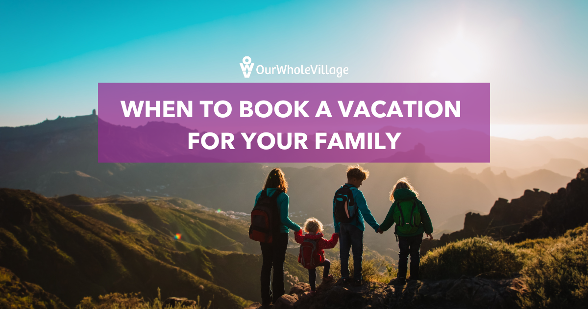 book a family vacation
