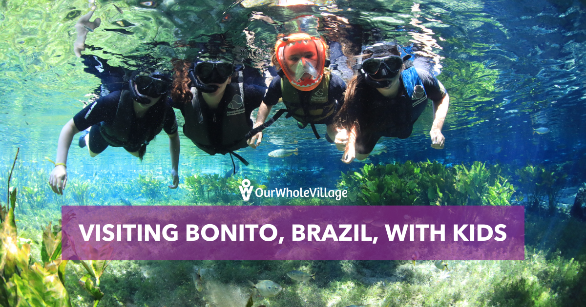 Bonito Brazil with kids